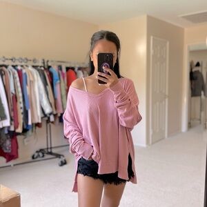 2/$20 • BIN#27 - WILD FABLE Women’s XL Pink Longsleeved Longsleeved Top